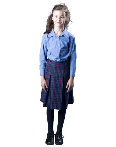 Pleated Skirt Tartan Junior Size 7