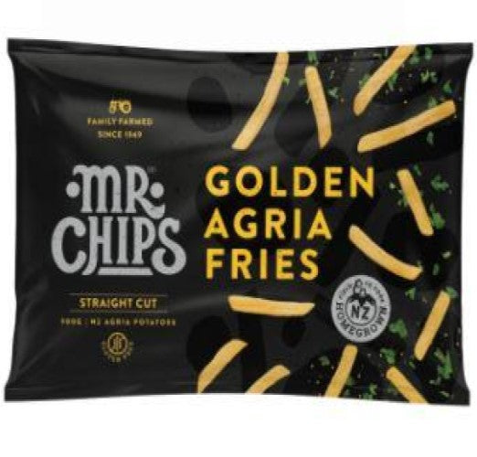 Mr Chips Golden Agria Straight Cut 13mm Fries 900g