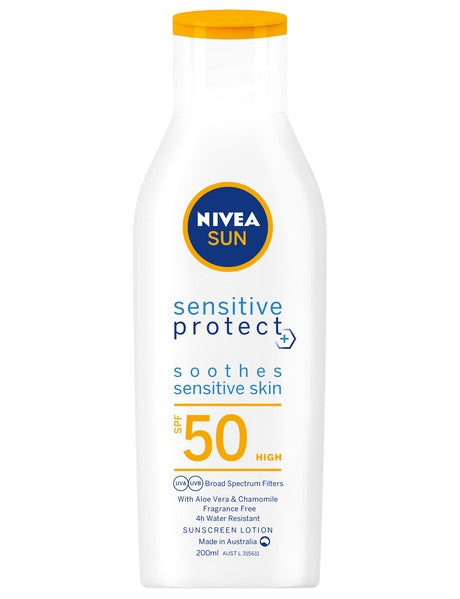 Nivea Sun Sensitive Protect SPF50 Sunscreen Lotion 200ml