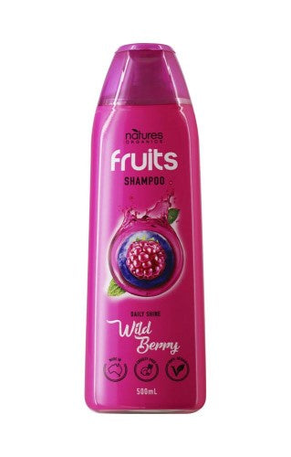 Natures Organics Fruits Shampoo Daily Shine Wild Berry