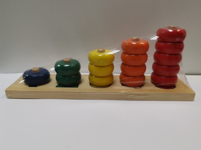 Wooden Number Stacker Puzzle