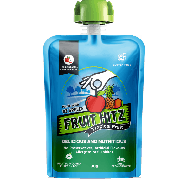 NZ Apple Fruit Hitz Tropical Fruit Puree 90g