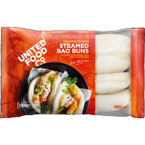 United Food Co Steamed Bao Bun 8pk