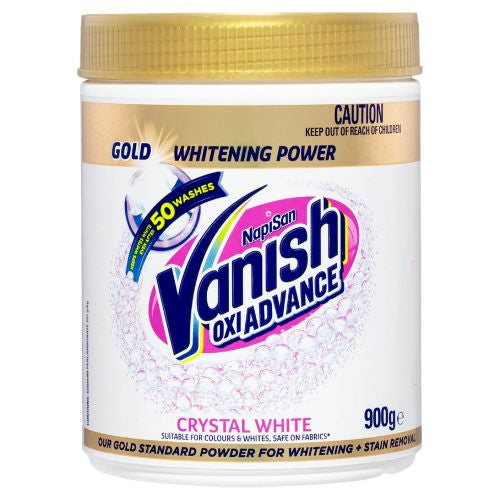 Vanish Napisan Gold Pro OxiAdvance Crystal White Fabric Stain Remover 900g