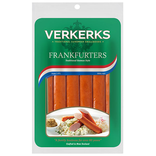 Verkerks Frankfurters Sausages 300g