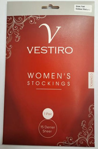 Vestiro Control Stockings 15D Natural Tall